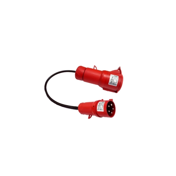 Adaptador De Cetac 32A Trifasica A Cetac 16A Trifasica – Para punto de recarga EV Portable de 32A con toma Cetac 32A Trifasica con cable 2 metros
