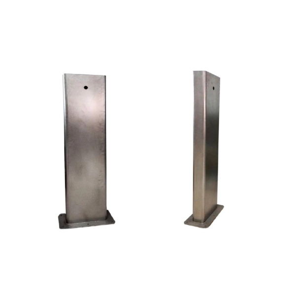 Poste de Acero inoxidable para colocar punto de recarga