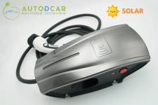 Punto de recarga Monofásico Velo HOME-i 7.4 KW SOLAR. Cargador HOME-I 7,4KW RFID  DLB,  cable 6 metros toma tipo 2, control APP