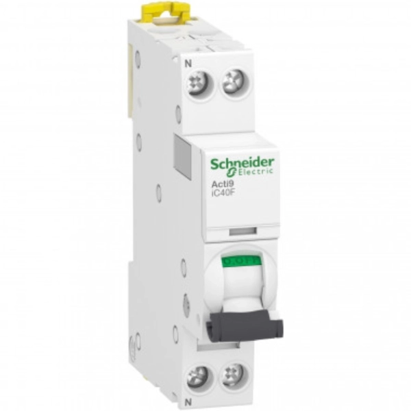 SCHNEIDER Acti 9 Interruptor Automatico Magnetotérmico iDPN 6kA, curva C, 1P+N 20A-A9P53620